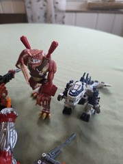 Vintage Tomy Zoids Lot Robot Figures 2002 HASBRO Gojulas Giga Gatling Skyterror