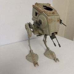 Star Wars Scout Walker AT-ST Return of the Jedi 1982 LEGS WORK Incomplete