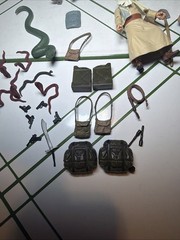 Indiana Jones 2008 Figure 3.75 Scale Lot of 22 With Accessories Hasbro