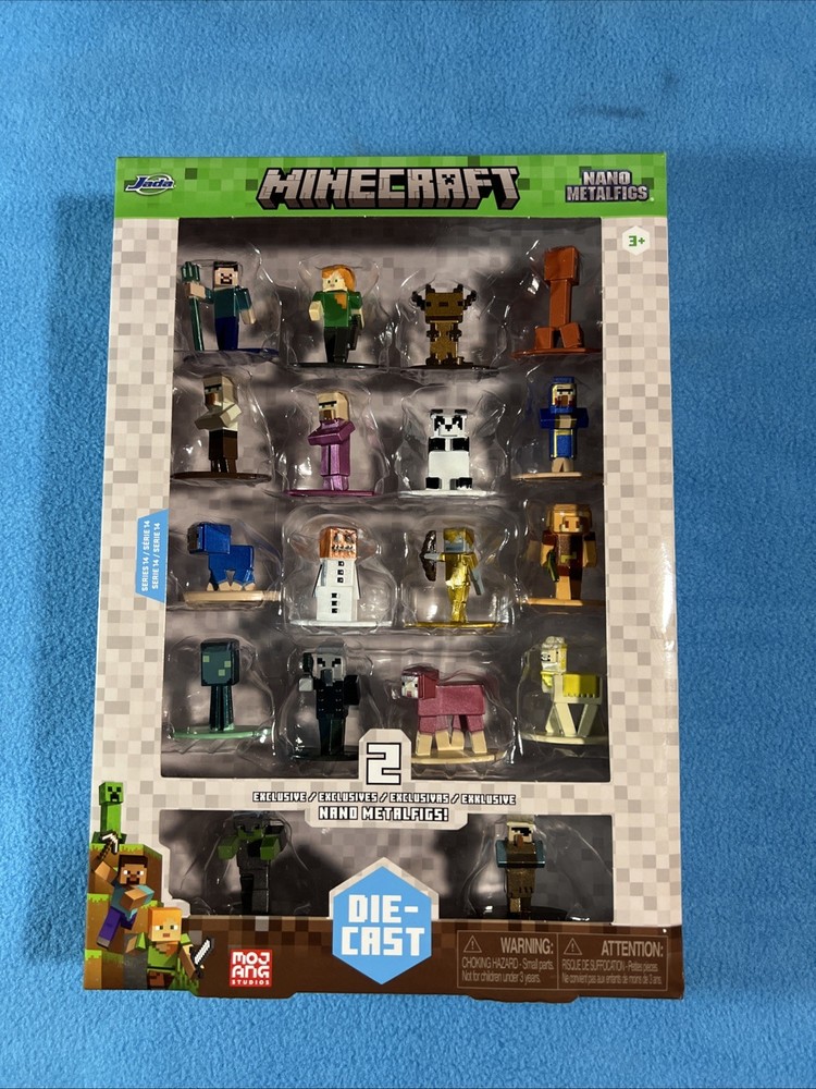 Jada Toys Minecraft Die Cast Nano Metalfigs 18 Die Cast Figures NIB