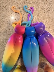 Cepia BANANAS BUNCH of 3 Peel to Reveal Animal Figures Lot