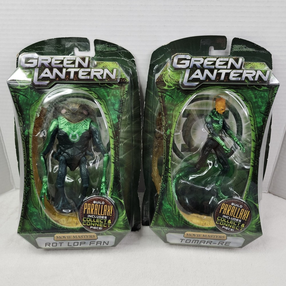 Green Lantern Movie Masters 6″ Action Figure Rot Lop Fan & Tomar-Re New Set Of 2