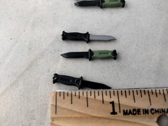 Tactical Knife Combat Dagger 1:12 Scale Weapon Action Figure Accessory Blade