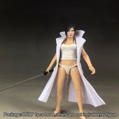 Premium Painted 1/18 Ada Wong Head Sculpt For DIY 3.75″ Action Figure