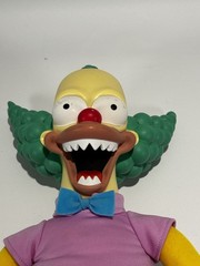 2001 Playmates The Simpsons Krusty the Clown Pull String Talking Doll Tested