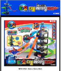 TAYO The Little Bus Double Racing Tower Car Playset / EXPRESS