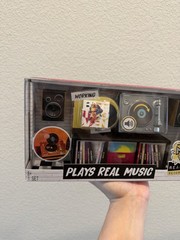 MGA’s Miniverse Real Music Record Player Mini Collectibles Mini Playable Record