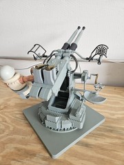 GI Joe Navy Gunner 40mm Twin Mount Anti-Aircraft Action Set