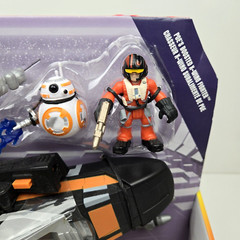 Star Wars Galactic Heroes Poes Boosted X-Wing Fighter Playset Poe & BB-8 Figures
