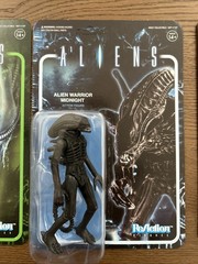 4 figure lot, Super 7, Reaction/ Mint Midnight Alien Hicks Hudson Bishop