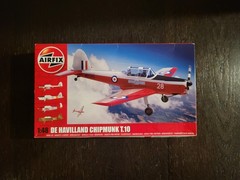De Havilland Chipmunk T.10 1:48 Scale AIR FIX Model Kit NEW MIB Unbuilt Set