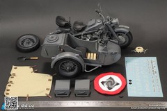 DID Motor Tricycle Motorcycle Model For 1/6 Action Figure Collection Gray Ver.