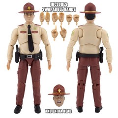 Ultimate 6.5 Inch State Trooper Action Figure With Deluxe Articulation