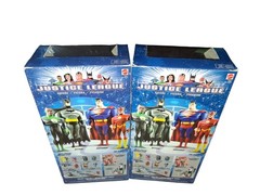 2003 MATTEL JUSTICE LEAGUE 10 INCH BATMAN & SUPERMAN LOT OF 2 Factory Sealed.