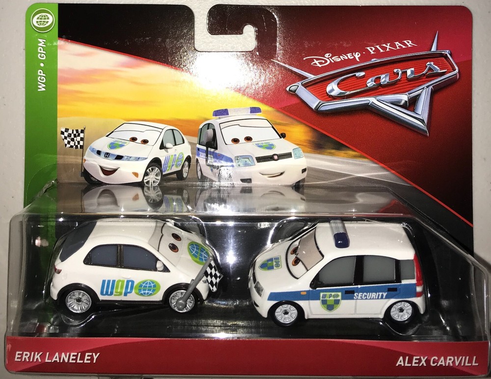 Disney Pixar Cars – ERIK LANELEY & ALEX CARVILL – WGP 2-Pack NIB