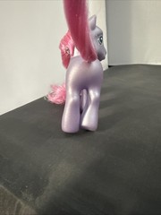 My Little Pony G3 PETAL BLOSSOM 2002 Hasbro Long Styled Pink Tinsel Hair MLP