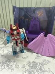 Studio Series 86-12 Coronation Starscream Action Figure Transformer Throne Cape