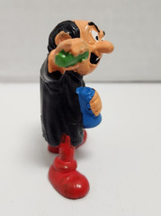 Vintage 1978 Smurfs Gargamel Potion PVC Figure 2.5″ Peyo W. Germany Cake Topper