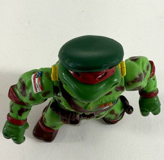 Playmates 1991 Raph The Teen Green Beret 6″ Loose Raphael Action Figure – TMNT