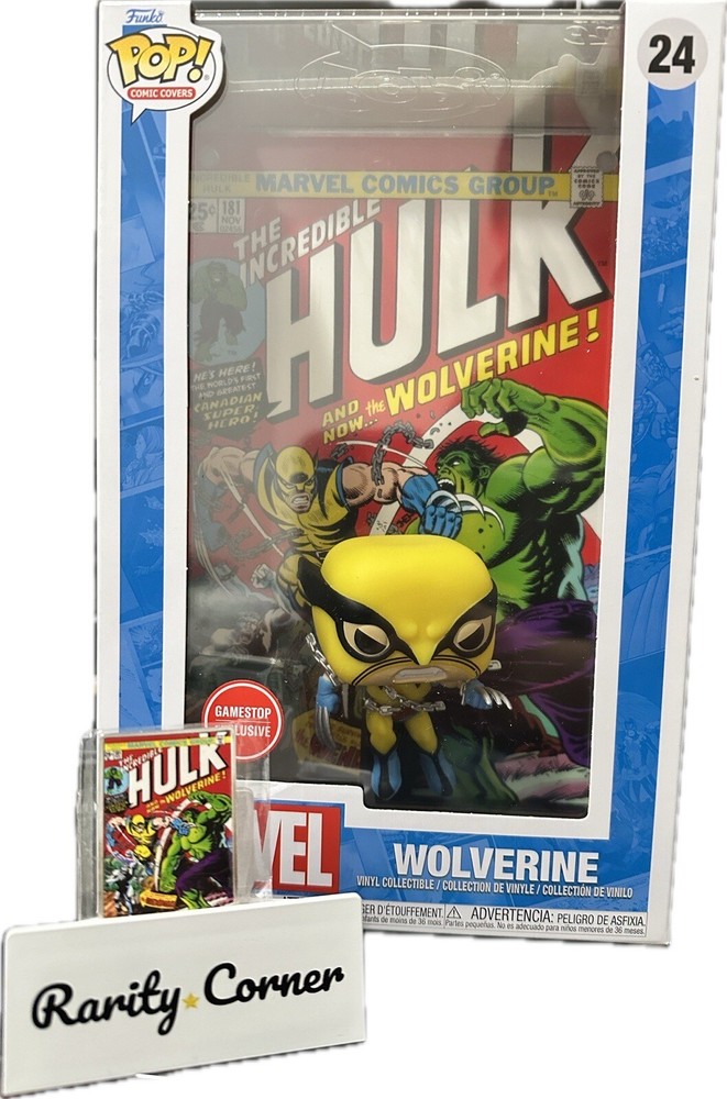 The Incredible Hulk 181 1st Wolverine Appearance 1974 Funko Pop & 1oz Silver Bar