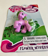 My Little Pony G4 FiM TRU Exclusive Lemony Gem Flower Wishes + MOC Eraser
