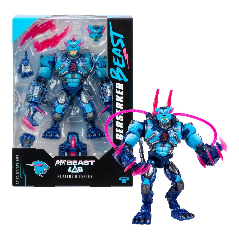 MRBEAST LAB Platinum Series 6″ Berzerker Beast Titans Collector Figure | Four…