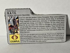 GI Joe BATS 1986 Complete