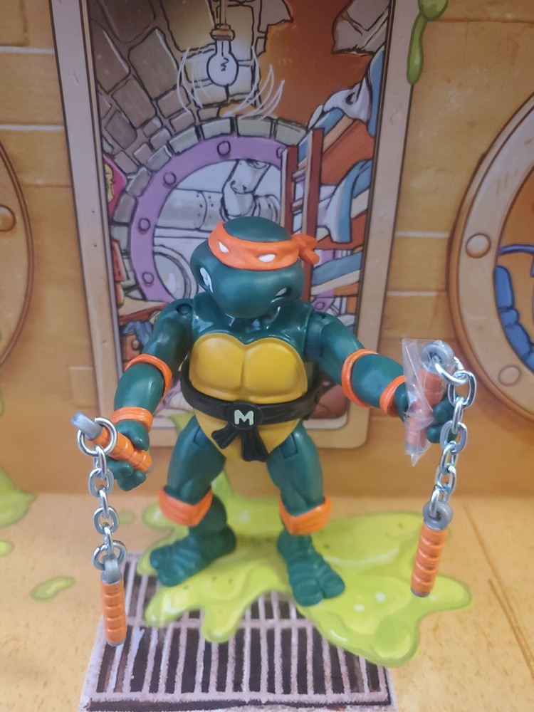 Teenage Mutant Ninja Turtles 1988 Remastered Michaelangelo TMNT Playmates Retro