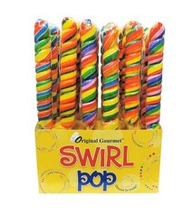 Original Gourmet Rainbow Swirl Pops 5 oz. 24 Pc.