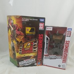 Blaster & Eject transformers war for cybertron + SPARKLESS BOT sealed NEW