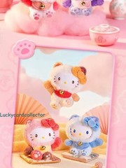 HOT!X11 Hello Kitty Mew Mew Blessing Series Blind Box Confirmed Figure Plush Toy