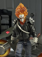 CUSTOM (PAINTED) ML Ghost Rider Headsculpt (READ DESCRIPTION)