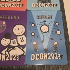 DesignerCon 2023 Set Of 9 Badges By The London Police DCON