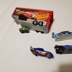 Diecast Disney Pixar Cars McQueen Mack Hauler Truck 95 Kids Toy Car Lot Set Film