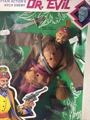 CAPTAIN ACTION 12″ Playing Mantis Dr. EVIL KABAI SINGH Uniform & Equipment