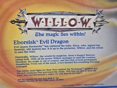 Vintage Tonka Willow EBORSISK EVIL DRAGON Action Figure SEALED MINTY BOX 1988