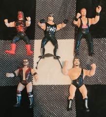original san francisco toymakers wcw ring and nwo wrestlers