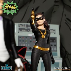 Batman (1966) Classic TV Series Mezco Toyz 5 Points Deluxe Box Batcave Set