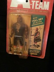 A-Team Galoob, Mr. T as B.A. Baracus,1983 (New On Card Action Figure) SUPER RARE
