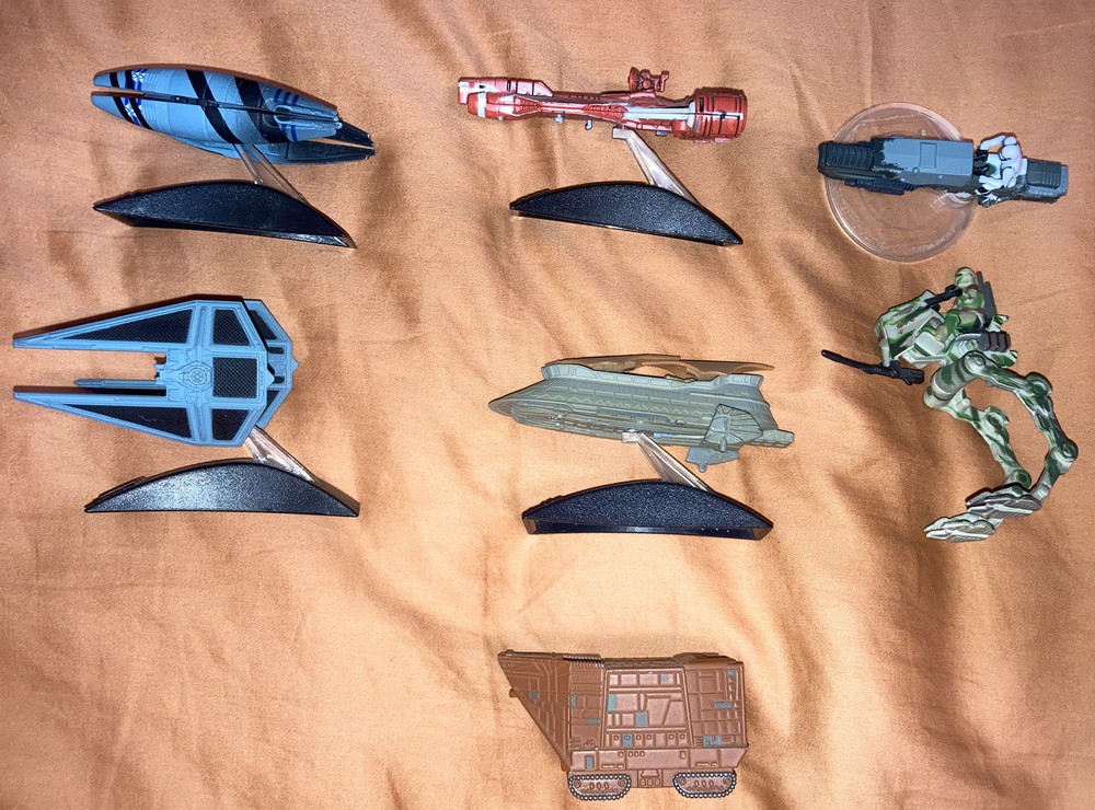 Star Wars Mixed Lot Micro Machines Die Cast Metal Plastic Ships Loose As Is