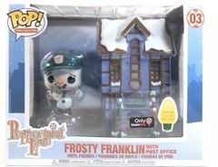 POP Town Christmas Frosty Franklin with Post Office Vinyl Figure Set