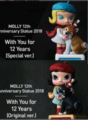 POP MART x MOLLY Retro Anniversary Statue Series WITH YOU FOR 12 YEARS (SPECIAL)