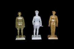 WWII MARX Generals Patton Rommel Montgomery WOW resin 60mm toy soldiers playset