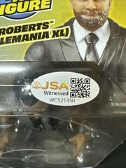 Mattel WWE Wrestlemania Seth Rollins Action Figure Signed Jsa Coa
