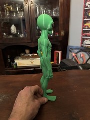 Green Alien Action Figure! New Species! 12” Tall!