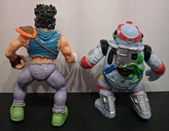 Vintage TMNT Mixed Lot of 8 Playmates 1990s Rocksteady Casey Jones & MORE!! Good