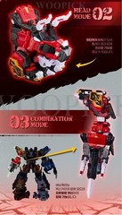 Miniforce Dinoid Warrior REX KAISER + 4 Headbot Set Transformer Robot Toy 2025