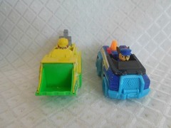 Lot of 6 Paw Patrol die cast metal vehicles Please Read
