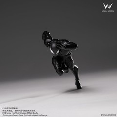 Whale Works WW03E Male Body Ash Limited Black (White Eye) Spider-Man/Venom Base