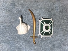 Golden Girl Galoob JADE PARTS LOT Helmet Shield Sword